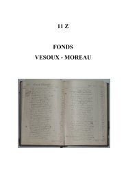 fonds Vesoux-Moreaux - Beaune