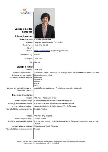 CV - OSUT.ro