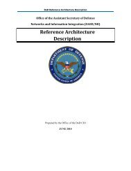 Reference Architecture Description - Chief Information Officer