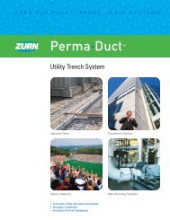 PermaÂ·Ductâ¢ utility Trench - Zurn