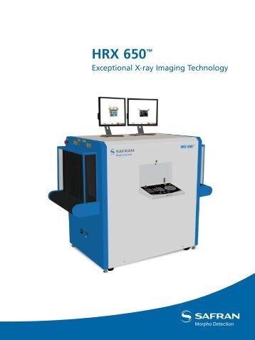 HRX 650™ brochure - Morpho