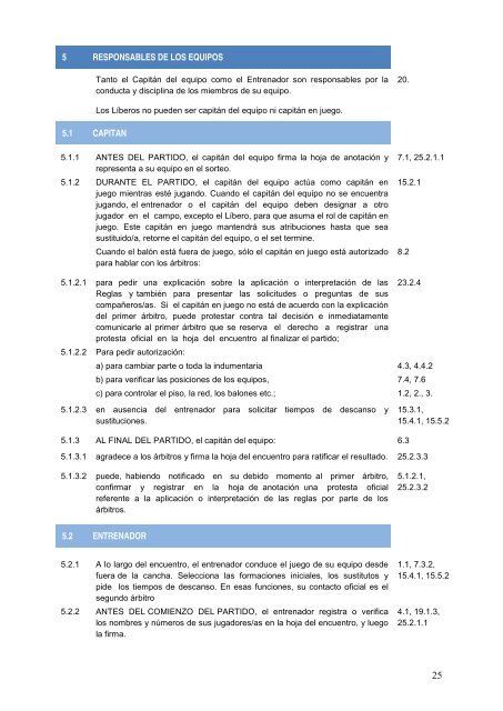 Las reglas oficiales del voleibol