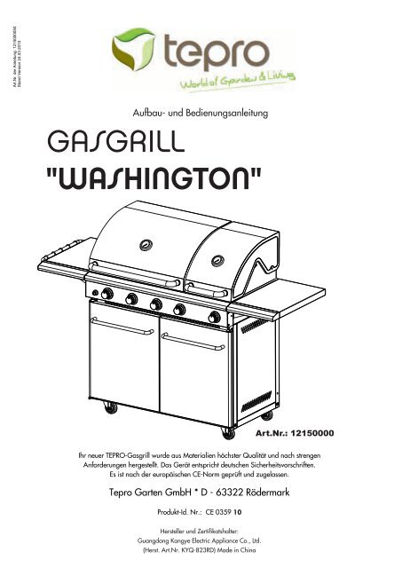 GASGRILL &quot;WASHINGTON&quot;