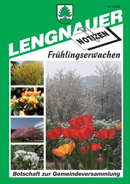 Frühlingserwachen - Einwohnergemeinde Lengnau BE