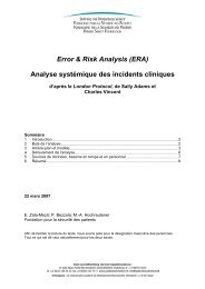 Analyse systÃƒÂ©mique des incidents cliniques - Imperial College London