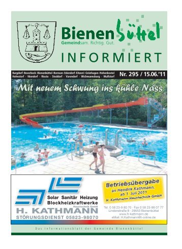 Tel. 0 58 23-95 54 82 - Gemeinde Bienenbüttel