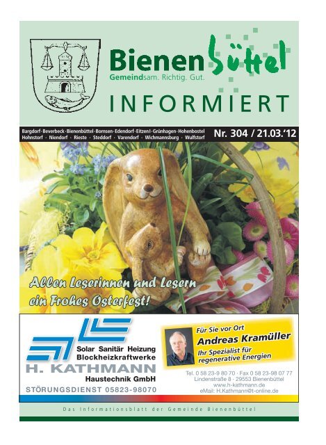 Informiert Gemeinde Bienenbuttel