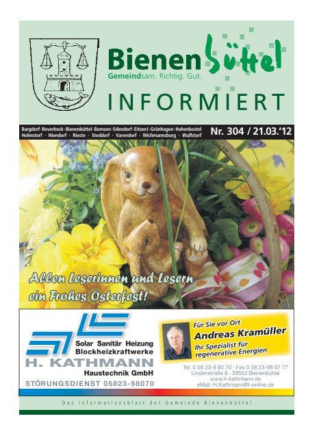 INFORMIERT - Gemeinde Bienenbüttel