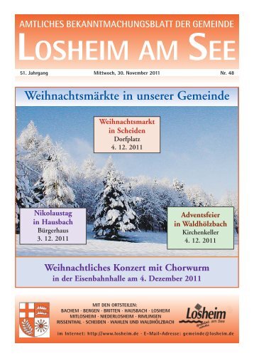 i Die Tourist-Info - Gemeinde Losheim am See