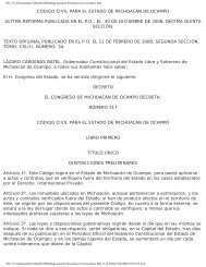 CÃDIGO CIVIL PARA EL ESTADO DE MICHOACÃN ... - Testamentos