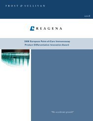 Frost & Sullivan here - Reagena