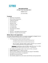 RELEASE NOTES oXYgen Scanning Application version ... - Kodak