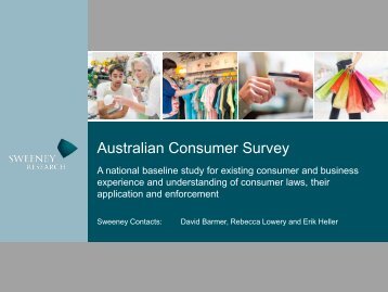 Slides [PDF 899KB] - The Australian Consumer Law