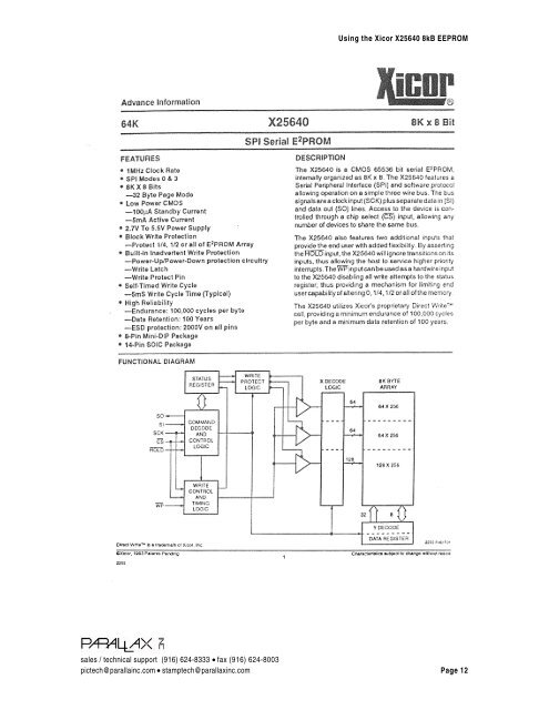 X25640_8Kb_Serial_EE.. - ISL