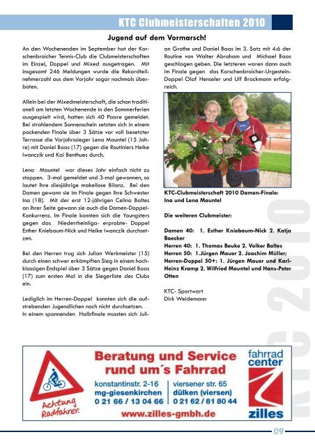 KTC Magazin 2011 - Korschenbroicher