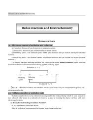 Redox reactions and Electrochemistry - TestBag