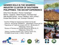 Della Grace Bacaltos - GENDER IN AQUACULTURE AND FISHERIES