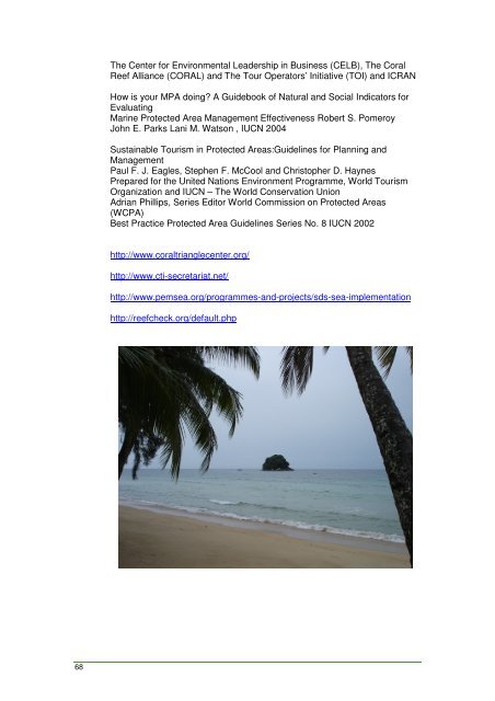 Report - Jabatan Taman Laut Malaysia - NRE