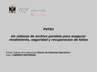 PVFS2 Un sistema de archivo paralelo para asegurar rendimiento ...