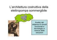 L'architettura costruttiva della elettropompa sommergibile - Bbc