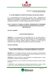 h. ayuntamiento constitucional de zacapu, mich ... - MichoacÃ¡n