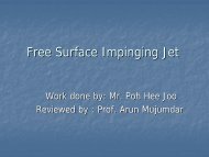 Free Surface Impinging Jet