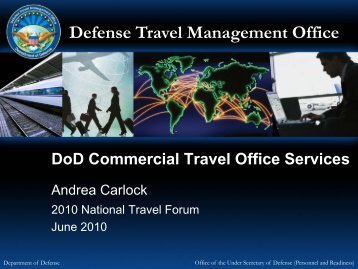 Defense Travel Management Office - The Global Business Travel ...