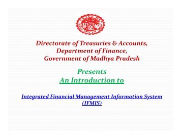 Introduction to IFMIS - Mptreasury.org
