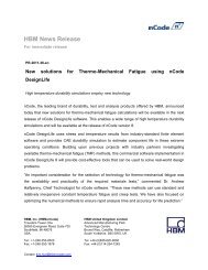 HBM News Release - HBM nCode