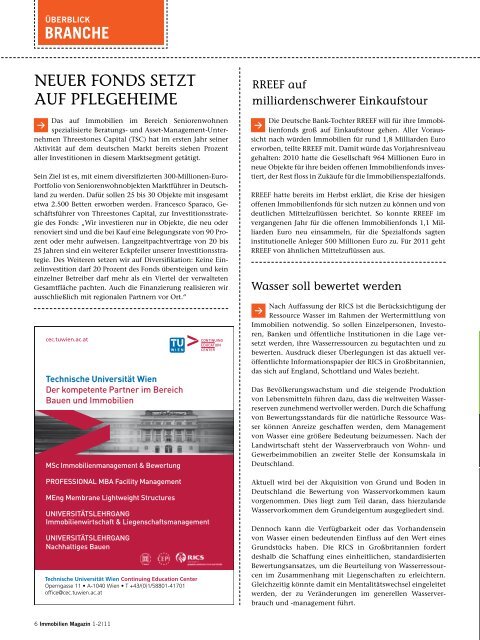 thema - Immobilien Magazin