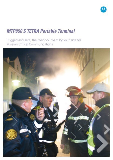 MTP850 S TETRA Portable Terminal - ConnectCom