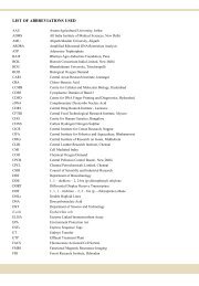 255 LIST OF ABBREVIATIONS USED - Department of Biotechnology