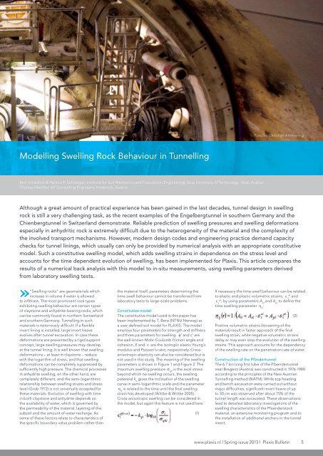 Modelling Swelling Rock Behaviour in Tunnelling.pdf - Plaxis
