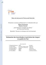 Estimation des incertitudes et prévision des risques en qualité de l'air