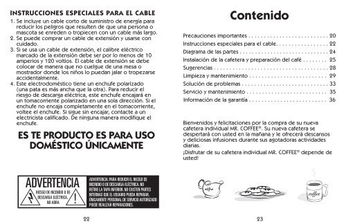 User Manual / Manual del Usuario - Easy2.com