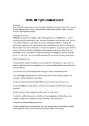 MMC 10 flight control board