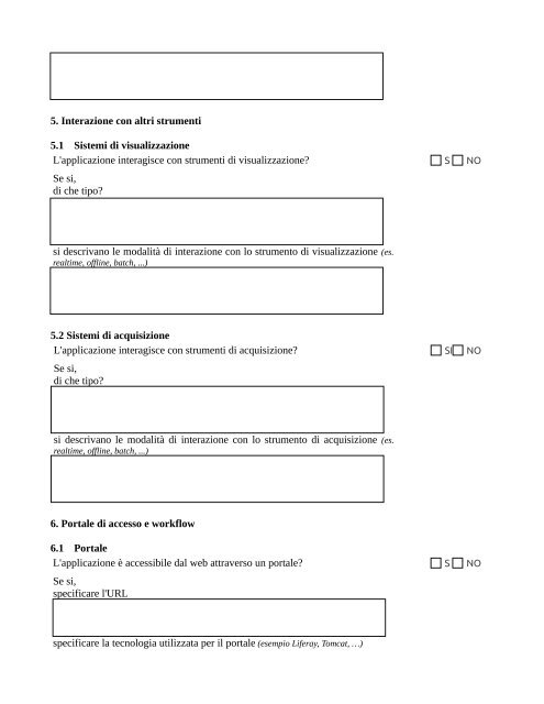 Rilevamento delle Applicazioni delle nuove comunità di utenti - Scope