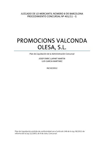 PLAN DE LIQUIDACION VALCONADA.pdf - lugar abogados ...