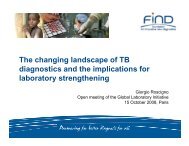 The changing landscape of TB diagnostics and the implications for ...