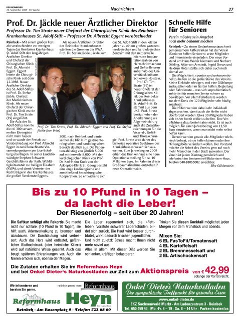 29.09.2008 - Der Reinbeker