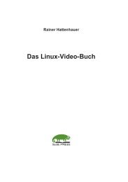 Das Linux-Video-Buch - Der millin Verlag