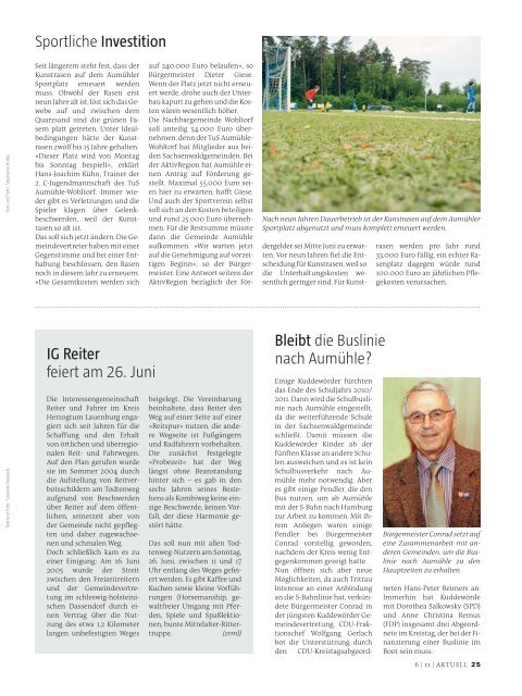 Juni 2011 - Geesthachter Anzeiger