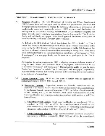 hud oig audit guide Transmittal letter hud-oig.