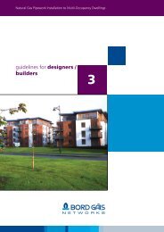 Guidelines for Designers / Builders - Booklet 3 - Bord Gais Networks