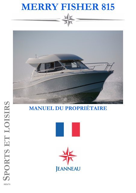 Manuel propriÃ©taire - Chantier Naval JEANNEAU