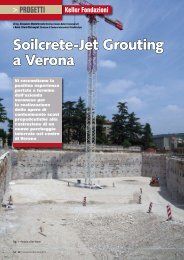 Soilcrete-Jet Grouting a Verona - Keller Fondazioni SrL