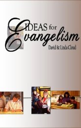 Ideas For Evangelism - Way of Life Literature