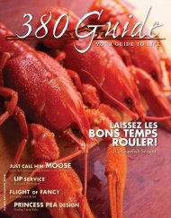 BONS TEMPS ROULER! - 380Guide Magazine