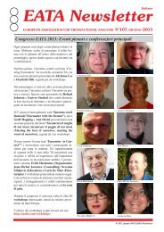 EATA Newsletter - European Association for Transactional Analysis