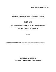 STP 10-92A34-SM-TG Soldier's Manual and Trainer's ... - AskTOP